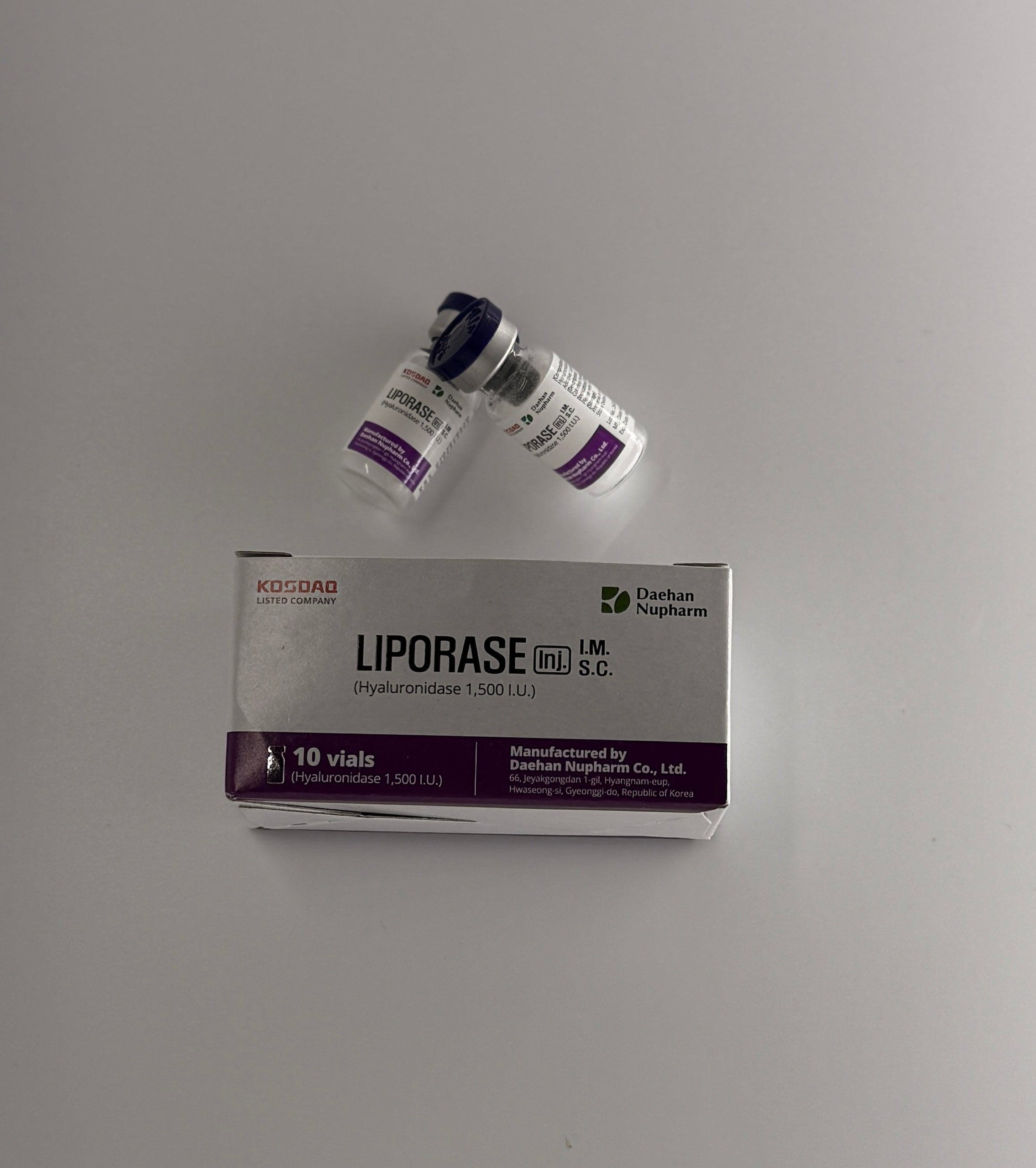 Liporase Hyaluronidase Inj Box 10 Vials ( Filler Disolver)